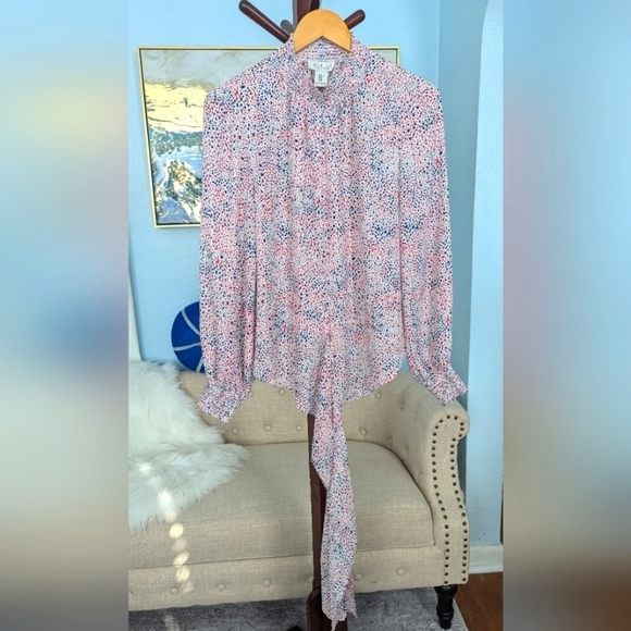 Rachel Zoe Woman's Tie Blouses  Long Sleeve Size M. - Picture 6 of 14